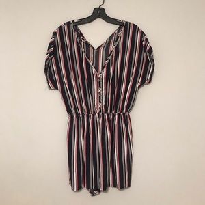 striped romper